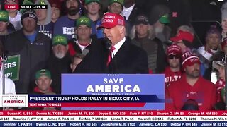 President Donald J. Trump in Sioux City, IA