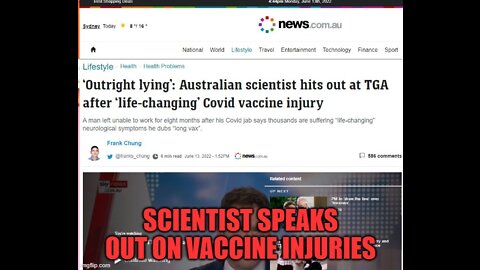 SCIENTIST SPEAKS OUT ON VACCINE INJURIES