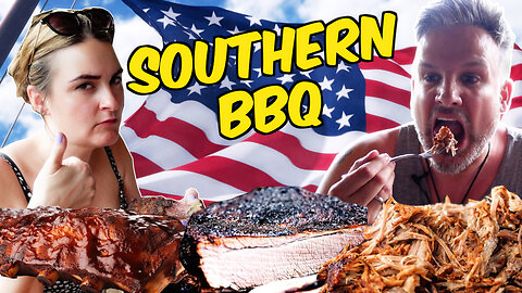 Brits Try [SOUTHERN BBQ] for the first time!