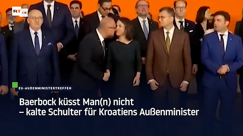 Baerbock küsst Man(n) nicht – kalte Schulter für Kroatiens Außenminister