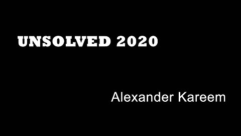 Unsolved 2020 - Alexander Kareem - London Gun Murders - Shepherds Bush Murders - Unsolved UK Murders