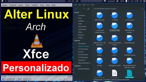 Alter Linux Xfce 4 Distro desenvolvida no Japão com Desktop personalizado