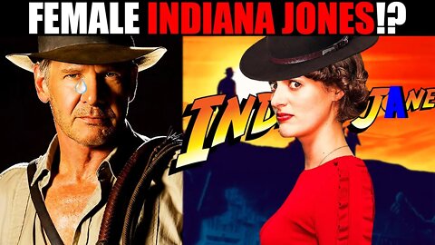 Phoebe Waller-Bridge REPLACING Harrison Ford as INDIANA JONES! Another WOKE TOKENIZATION! #Shorts