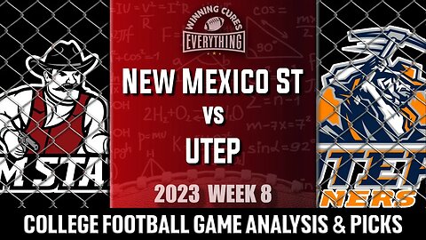 New Mexico State vs UTEP Picks & Prediction Against the Spread 2023 College Football Analysis