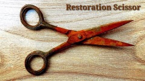 Reviving Rusty Relics: Hair Cutting Scissors Restoration ✂