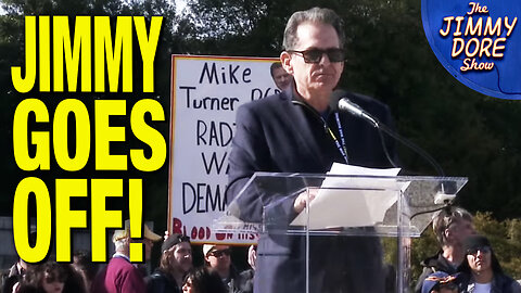 Jimmy Dore RAGES Against War Machine At DC Peace Rally