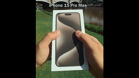 Apple iPhone 15 Pro Max Natural Titanium Unboxing 🔥