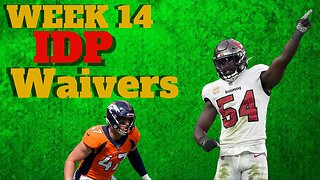 Week 14 IDP Waiver Wire Adds | IDP Fantasy Football