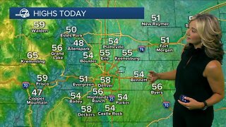 Cold front hits Colorado's eastern plains