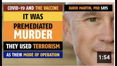 t was premeditated murder; they used terrorism as their mode of operation, says David Martin, PhD