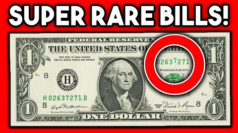 DO YOU HAVE ONE? SUPER RARE DOLLAR BILLS WORTH MONEY TO LOOK FOR IN CIRCULATION