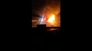 N3 Mooi River toll closed following torching of 7 trucks (wLu)