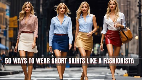 50 Ways To Wear Short Skirts Like A Fashionista! || Fashion Trends