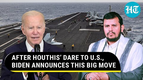 Biden’s Big Move After Houthis Threaten To Attack U.S. Aircraft Carrier Again | Watch