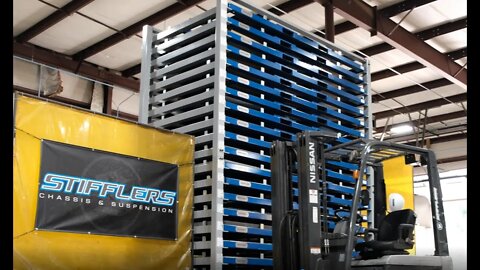 Rack Storage for Sheet Metal @ Stifflers | LEAN Manufacturing Products, Inc. #sheetmetalstorage