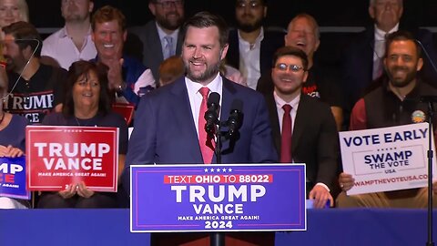 JD Vance holds MAGA rally in Radford, Virginia