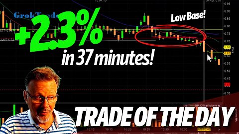 TRADE OF THE DAY: +2.3% on IONQ in 37 mins! - Grok Grad Day Trade