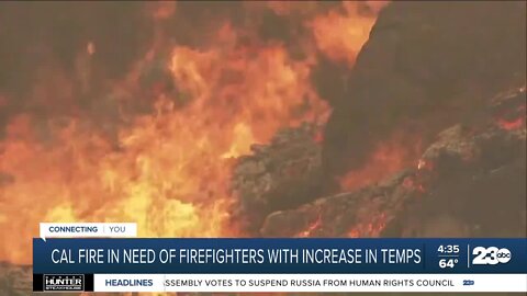 Cal Fire looks to increase firefighter hiring after spring heatwave