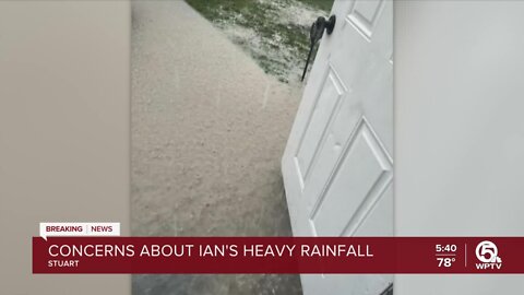 Stuart residents prone to flooding prepare for heavy rainfall ahead of Hurricane Ian