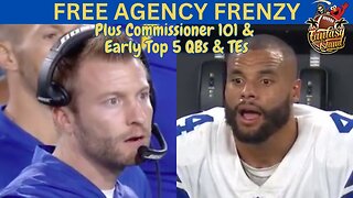 Fantasy Sports Island - Free Agency Frenzy | Commissioner 101 | Early Top 5 QBs & TEs