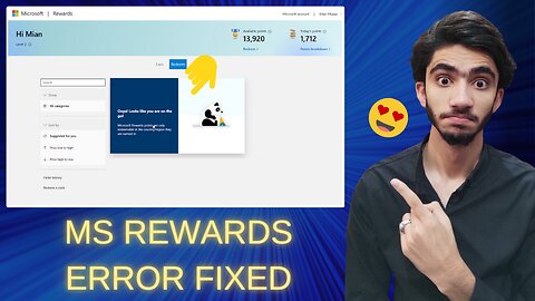 Oops! Looks like you are on the go! Problem Solved - MS Rewards Error Fixed