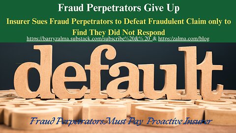 Fraud Perpetrators Give Up