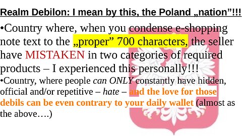 Realm Debilon: I mean by this, the Poland „nation”!!!