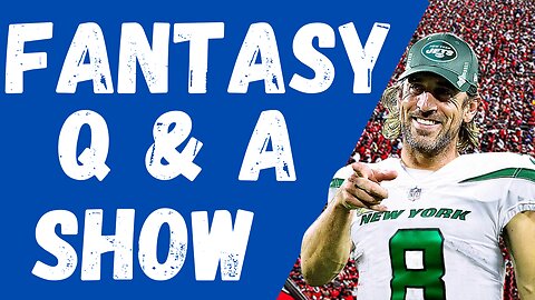 Fantasy Football Q&A + NCAA Live Stream