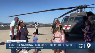 Arizona National Guard Soldiers deployed overseas