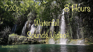 Best Night Of Sleep With 8 Hours Of Waterfall Sounds Video