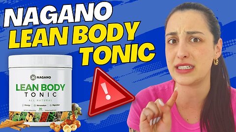 NAGANO LEAN BODY TONIC ((🚫NEW ALERT!!🚫)) - Lean Body Tonic Review - Nagano Lean Body Tonic Reviews