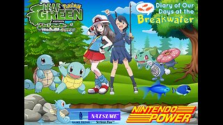 Pokemon Leaf Green (Pocket Monsters Leaf Green) and Diary of our Days at the Breakwater (houkago teibou nisshi) Custom wallpaper - Show Me