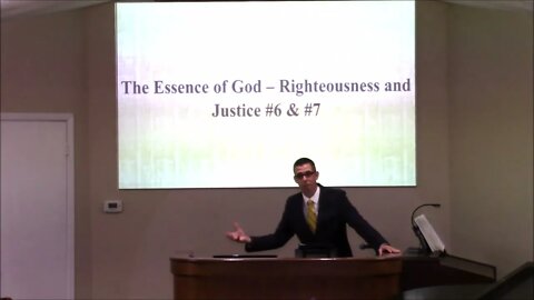 6/26/2022 - The Essence of God - Righteousness & Justice #6