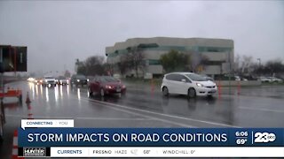 Be prepared for slick roads in Kern County, throughout California