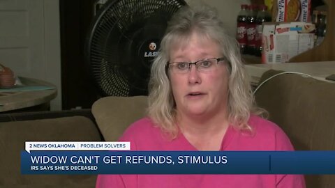 Sapulpa woman mistakenly considered 'deceased' by IRS struggles to get refunds