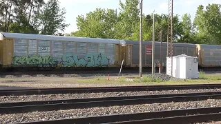 Norfolk Southern Autorack Train from Berea, Ohio May 28, 2022