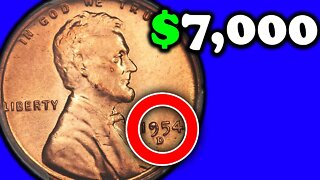 What makes these Wheat Pennies VALUABLE Coins? 1954 Penny Errors