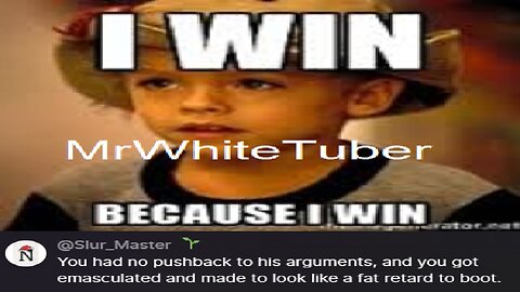 MrWhiteTuber DESTROYS PastorShadilay. wow bro! much logic. so debate! kek. He always wins.