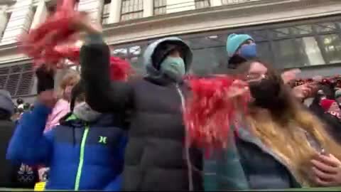 Union's Renegade Regiment marches in Macy's Thanksgiving Day Parade