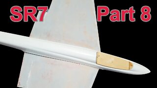 Bob Martin SR-7, Vintage RC Slope Glider Build Part 8 , primer and finish work.