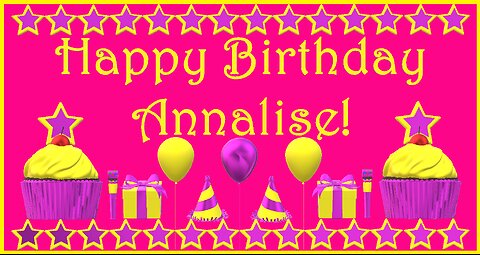 Happy Birthday 3D - Happy Birthday Annalise - Happy Birthday To You - Happy Birthday Song