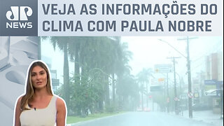 Semana será marcada por chuva forte no Sul e calor anormal no Centro-Oeste | Previsão do Tempo