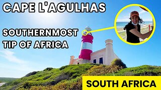 The Southernmost Tip of Africa - Cape L'Agulhas Agulhas - Where two Oceans Meet! GARDEN ROUTE Travel
