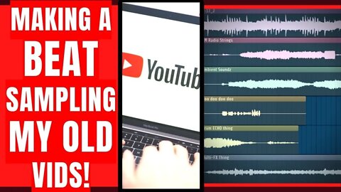SAMPLING MY OLD VIDEOS! Making A Beat - Live Producer Vlog