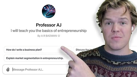 Professor AJ: Academic Expertise for Entrepreneurial Excellence - Complete Setup Guide