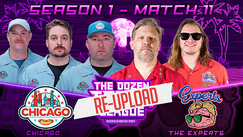 COMMENTARY & RE-UPLOAD: Experts vs. Chicago | Match 11, Season 1 - The Dozen Trivia League