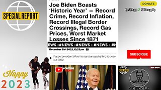 Joe Biden: Boasts 'Historic Year'- Record Crime & Record Inflation. #VishusTv 📺