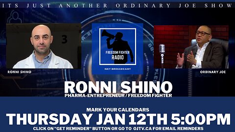 Freedom Fighter Radio - Friday Night LIVE - Special Guest : Ronni Shino