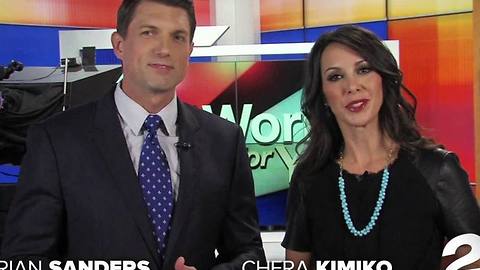 Chera Kimiko joins Karen Larsen, Brian Sanders and staff at KJRH 2 Works for You in Tulsa