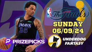 🏀 ✅ #PRIZEPICKS | #UNDERDOGFANTASY BEST PICKS FOR #NBA SATURDAY | 06/09/24 | #NBAFINALS | TODAY |